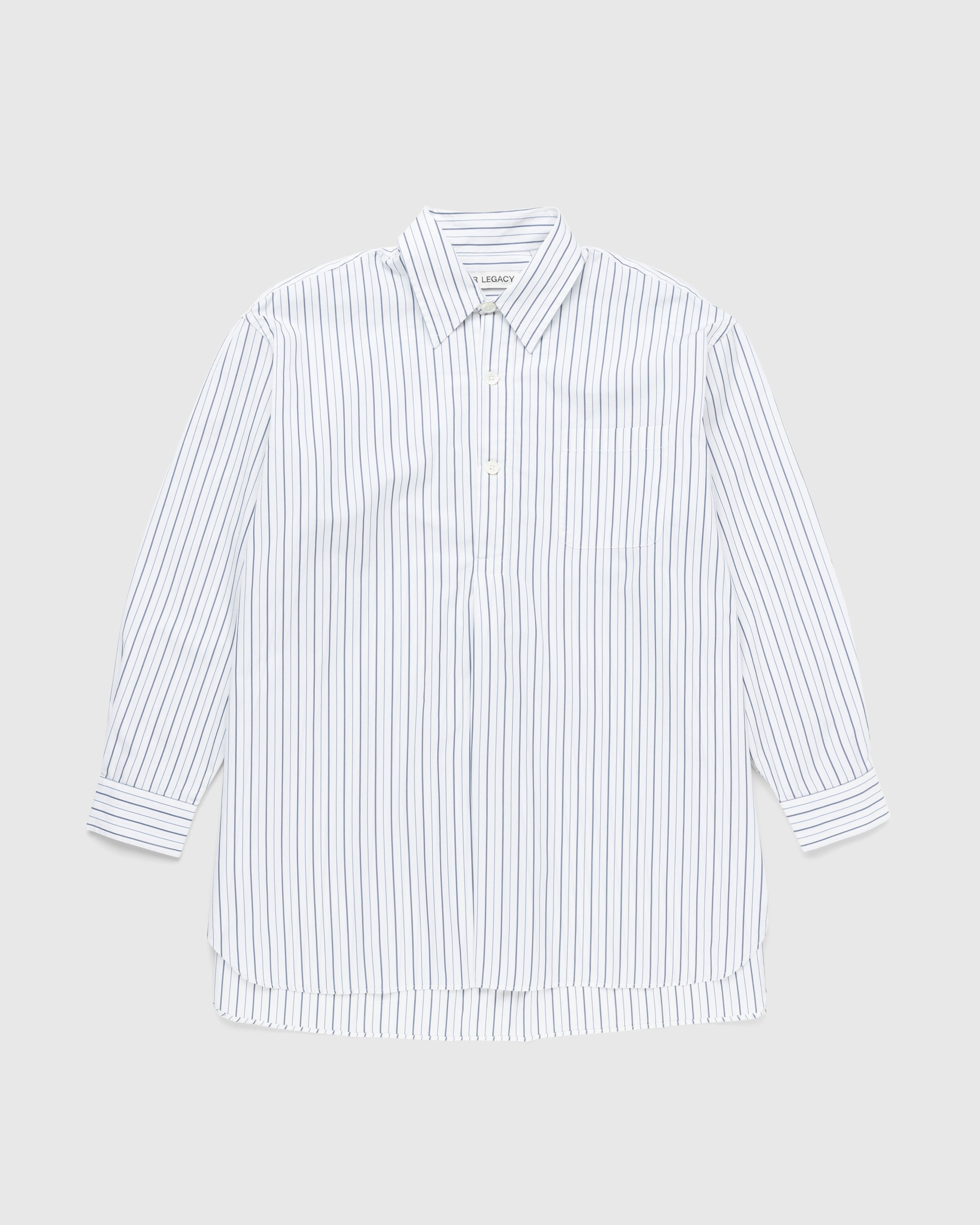 Our Legacy – Popover Shirt Olympic White Stripe | Highsnobiety Shop
